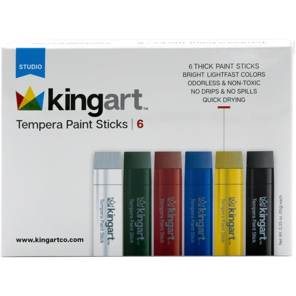 Tempera Paint Stick Set 6/Pkg
