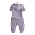 thumbnail image 3 of Conjunto de ropa para niños de 3 piezas Minions de dibujos animados Camiseta de manga larga, sudadera y pantalones / 100 cm / gris kaili Sencillez, 3 of 3