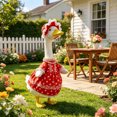 thumbnail image 3 of Elegant Style Dress Sets with Heart Lace and Pearl Necklaces for 23in Porch Geese, Lovely Costume Outfits for Home Porches, Gardens and Figurine Decorative Dressing, 3 of 8