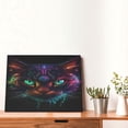thumbnail image 4 of Fuzoiu Futuristic Cat Warrior Print Canvas Wall Decorative,Modern Artwork Picture Decor Painting,Living Room Bedroom Home Office,Framed Hangable Decorative Artwork Size 30x40, 4 of 6