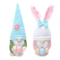 thumbnail image 2 of 2Pcs Easter Decorations,Handmade Gnome Faceless Plush Doll,Easter Gifts for Kids/Women/Men,Easter Decorations Ornaments for The Home, 2 of 7
