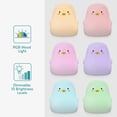 thumbnail image 2 of Luz nocturna infantil LED multicolor - Lámpara de noche inalámbrica de silicona Luz de noche recargable para dormitorio infantil, 2 of 5