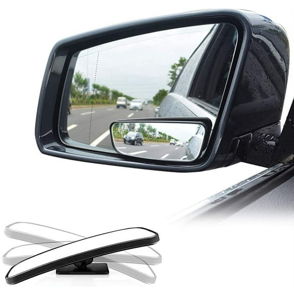 LAICAIW Blind Spot Mirror for Cars Car Side Mirror Blind Spot Auto Blind Spot Mirrors Wide Angle Mirror Convex Rear View Mirror Stick on Design Adjustable