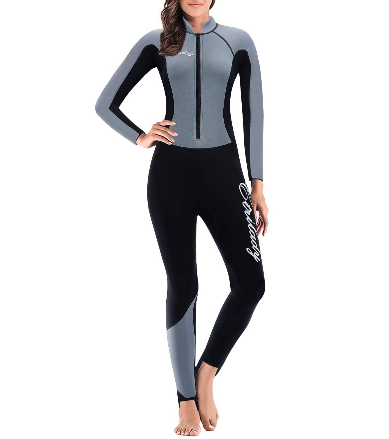 Nebility Wetsuit for Women Full Wetsuit 2mm Neoprene Long Sleeve
