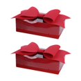 thumbnail image 2 of balikha 2Pcs Valentine's Day Gift Boxes Flower Boxes Delicate with Bow Decor Valentines Day Gifts for Her for Party Birthady Male, 2 of 9