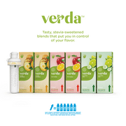 Cirkul Verda Flavor Cartridge Variety Pack, 6-Pack (2 Orange Pineapple, 2 Fruit Medley, 2 Cucumber Lime)