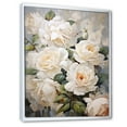 thumbnail image 2 of Designart "Beige Rose Calm I" Roses Floater Framed Wall Art Prints, 2 of 5