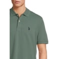 thumbnail image 4 of Remera Polo de Piqué de Algodón para Hombre U.S. Polo Assn. Color Verde Cactus, 4 of 4