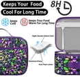 thumbnail image 3 of Abstract Ornamental Mandala Small Insulated Tote 8-Hour Cold Retention Spacious for Picnic Hiking, 3 of 6