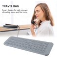 thumbnail image 5 of Heat Resistant Silicone Mat Bag Storage Bag Travel Case for Straighteners Curling Iron (Grey), 5 of 5