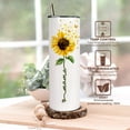 thumbnail image 5 of Mama Sunflower Tumbler With Lid and Straw,Best Mom Ever,Mama Mug Cup Tumbler Vacuum Insulated Tumbler,Mothers Day Birthday Gifts from Gaughter, 5 of 6