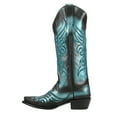 thumbnail image 3 of Ferrini Womens Masquerade Metallic Studded Snip Toe Cowboy  Tall Boots, 3 of 5