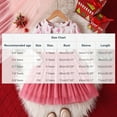 thumbnail image 3 of IVEYRTF Girls Solid Color Long Sleeve Round Neck Sleeve Dress Princess Party Performance Childrens Formal Wear Dress for Holiday Celebrations Birthday Festive Events(Pink#7,6-7 Years), 3 of 9