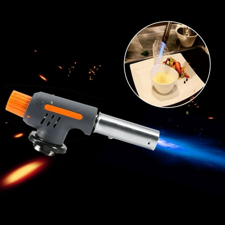 Fire Guns Butane Torch,EECOO Flame Gun Torch,Camping Gas Torch Welding Fire Maker Lighter Butane Burner Flame Gun for BBQ ()