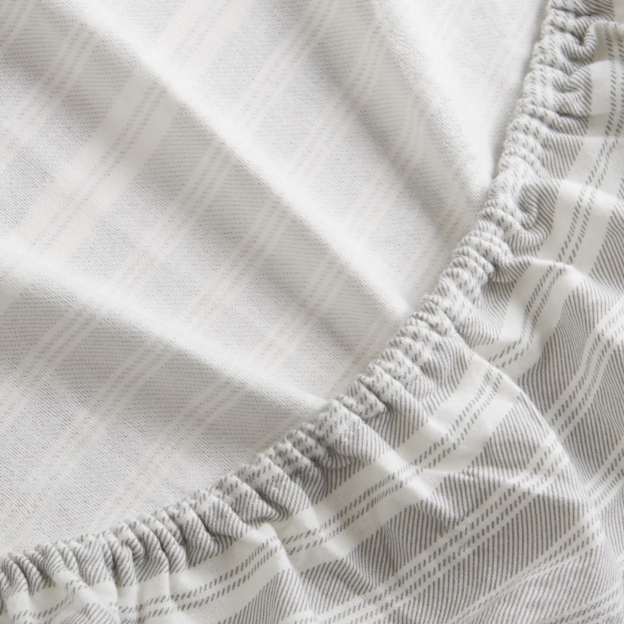 HOMETRENDS 3-Piece Glasgow Stripe Flannel Sheet Set, Twin, 100% Cotton