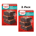 thumbnail image 5 of Duncan Hines Dark Chocolate Fudge Brownie Mix, 2 Pack, 18.2 Oz, 5 of 5