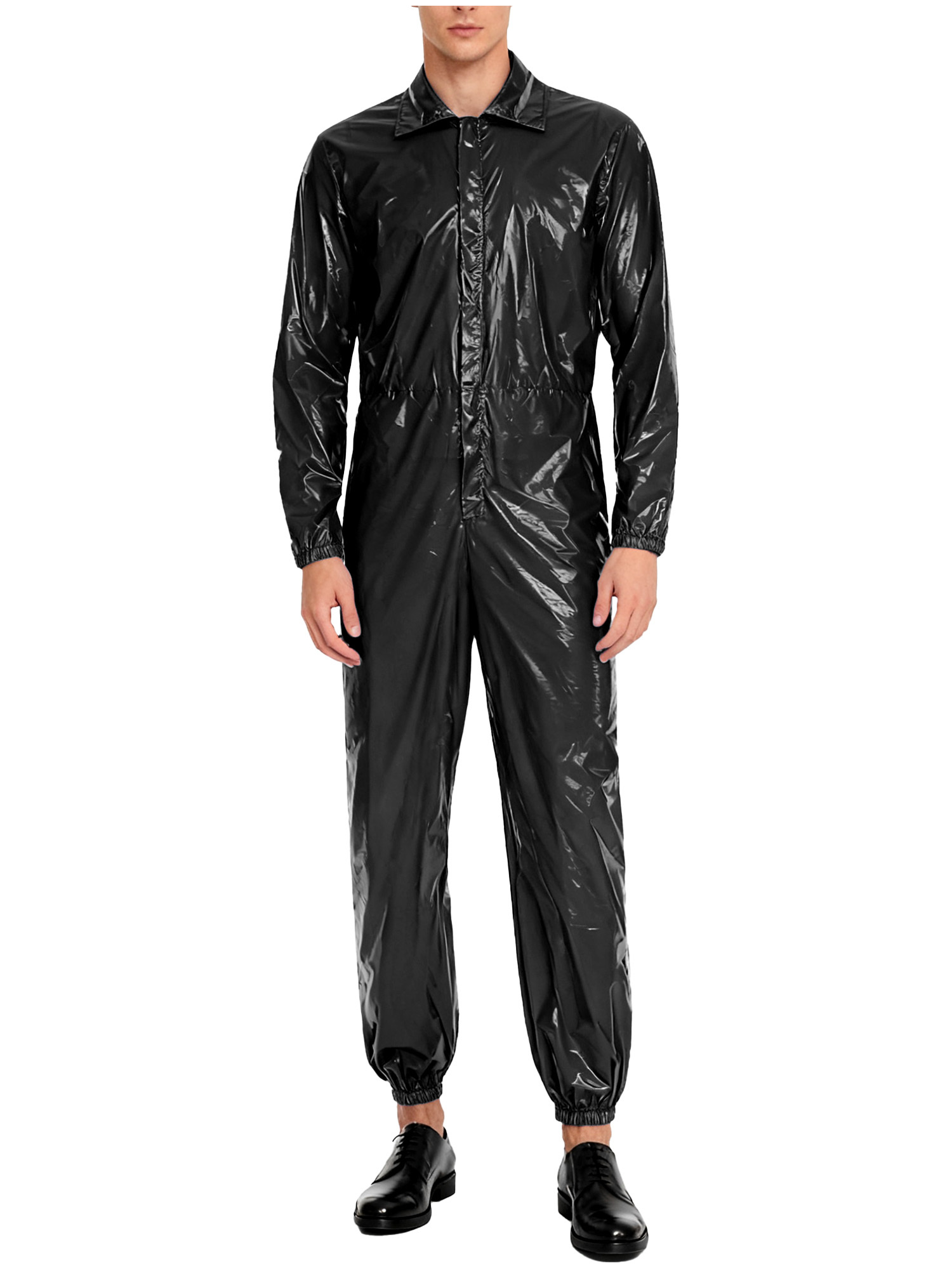 Zaldita Men's Zipper Mechanics Work Overalls Long Sleeve
