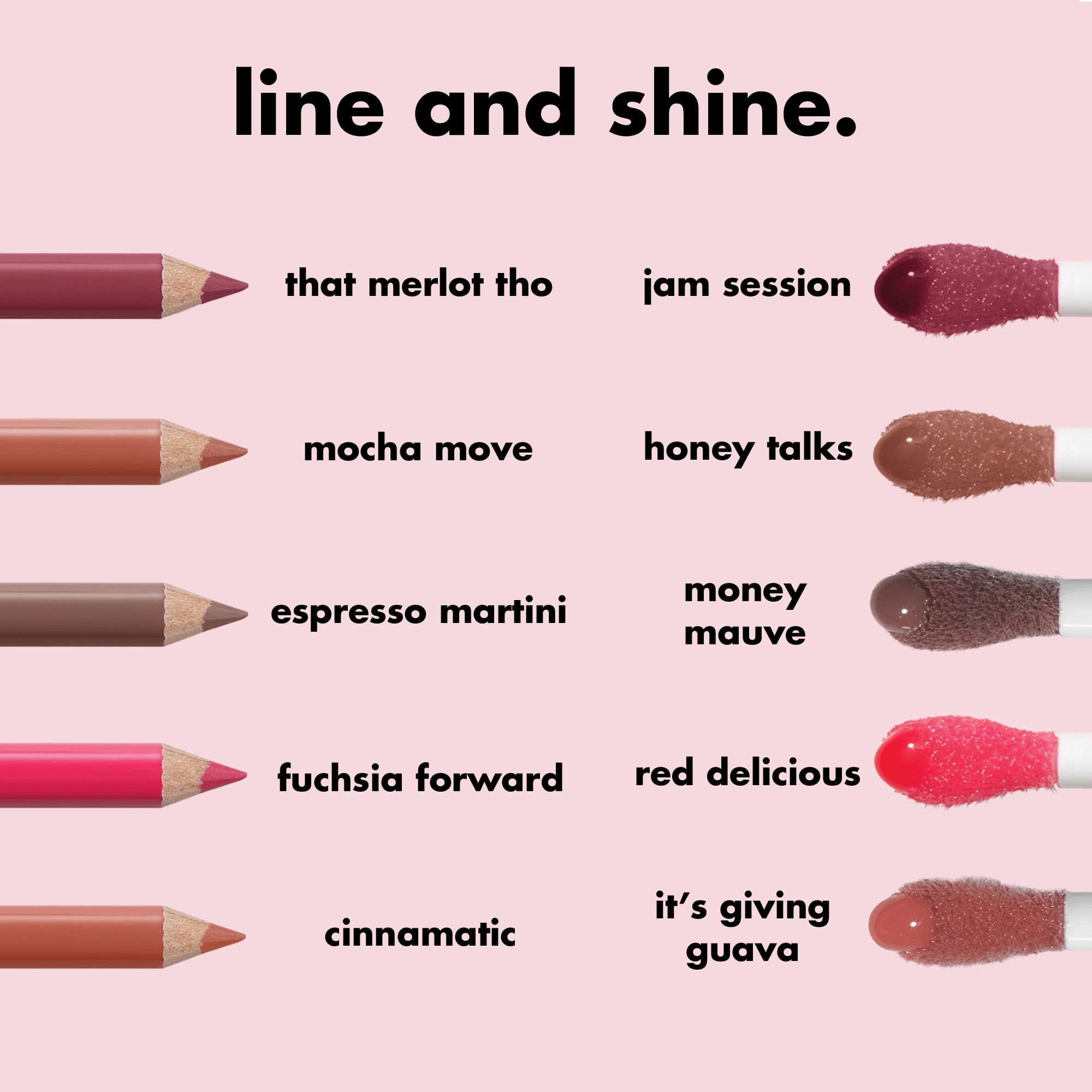 e.l.f. Cosmetics Cream Glide Lip Liner, High Colour Payoff and a Semi-Matte Finish, 1 Count Per Pack, E.L.F.COSMETICS ELF CREAM GLD LIP CN