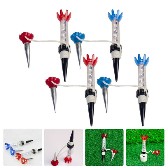 FUEENIRVA 4Pcs Professional Golf Holders with Wear Resist Plastic Material for Training Convenience