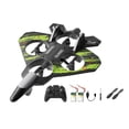thumbnail image 1 of Avión de control remoto de espuma, planeador RC, resistente a caídas, anticolisión, portátil, para niños mayores de 14 años, modelo de avión de verde, 1 of 10