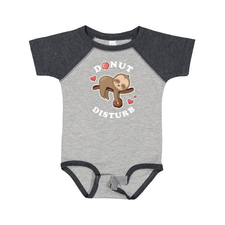 

Inktastic Donut Disturb Sloth Gift Baby Boy or Baby Girl Bodysuit