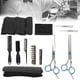 thumbnail image 5 of Juego de tijeras de corte de pelo de salón ANGGREK 12 piezas profesional conveniente Kit de tijeras, 5 of 8