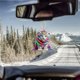 thumbnail image 5 of Dulce Colgante De Árbol De Navidad Con Leopardo De Las Nieves Decoración Para Coche Con Leopardo De Las Nieves Colgante Plano De Acrílico Con Árbol De Navidad, 5 of 8