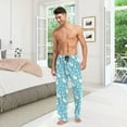 thumbnail image 7 of Top-kevin white Duck Goose floral Pajama Pants Men's Lounge Pants Straight-Fit Men Pajama Bottoms, 7 of 7