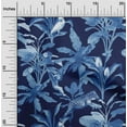 thumbnail image 2 of oneOone Cotton Poplin Dark Blue Fabric Tropical Animal Sewing Craft Projects Fabric Prints By Yard 56 Inch Wide, 2 of 4