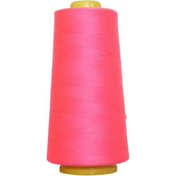Threadart Polyester Serger Thread - 2750 yds 40/2 - Neon Pink - Over 50 Colors Available