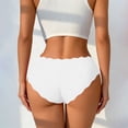 thumbnail image 5 of Endives Womens No Show Underwear High Waisted Seamless Underwear for Women No Show Panties Cheeky Scalloped Edge Bikini Breathable Briefs, 5 of 6