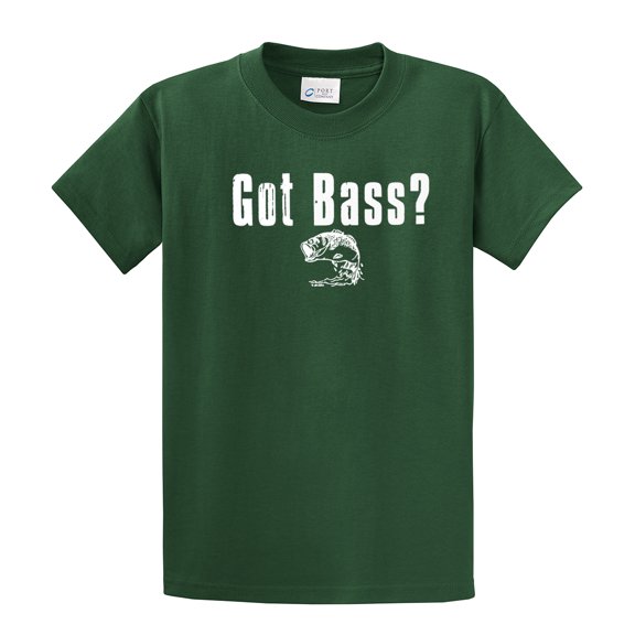 Got Bass T-shirt Got Bass? Fishing Fisherman Fish Tee Small Large Mouth Outdoors Lake Boat-Forest-Large