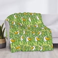 thumbnail image 3 of Naloa Cartoon Duck Flannel Blankets - Thick and Warm Blanket for Winter, Soft Fuzzy Plush King Blanket for All Seasons80"x60", 3 of 6