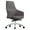 MultiColor, variant on LeisureMod Celeste Mid-Century Modern Office Chair in Upholstered Faux Leather and Iron Frame with Swivel and Tilt (Black)