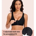 thumbnail image 4 of Exerin Compression Bra for Women's Front Closure Bras with Adjustable Straps Wirefree, 4 of 7