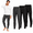 Charcoal / Black / Black, variant on Men's Thermal Long Johns 3-Pack, Lightweight Waffle Knit Base Layer Pants, Warm Thermal Underwear Bottoms, Sizes S-3XL