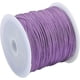 thumbnail image 2 of 0.8mm Nylon Cord, Thread Chinese Knot Macrame Rattail Bracelet Braided String (Light Purple), 2 of 4