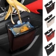 thumbnail image 2 of Co-pilot Dustbin Folding Leak-proof Faux Leather Multifunctional Vehicle Trash Can for Car, 2 of 12