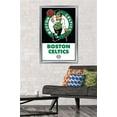 thumbnail image 2 of NBA Boston Celtics - Logo 21 Wall Poster, 22.375" x 34", Framed, 2 of 3