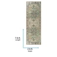 thumbnail image 3 of Livabliss Area Rugs for Living Room, 3x8 Iris Traditional Green Runner Rug, Bedroom Dining Room Home Decor Stain Resistant Carpet (2'7" x 7'7" Runner), 3 of 9