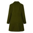 thumbnail image 6 of Chiccall Women Winter Wool Coat Notch Lapel Mid Long Peacoat, 6 of 8