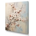 thumbnail image 2 of Designart "Simplistic Ash And Taupe Cherry Blossom II" Cherry Blossom Canvas Prints, 2 of 7