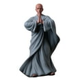 thumbnail image 4 of Estatua de Buda,Adorno de escritorio de figuras de monje joven de cerámica,Regalo de inauguración de la decoración de la estatua del monje,Figura de monje chino de arcilla de Estilo B mayimx Estatua de Buda, 4 of 9