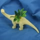 thumbnail image 2 of M Buder Maceta de Dinosaurio de Plástico, Macetero de Animales para Plantas Suculentas y Decoración de Jardín Hogar (Amarillo) - 22 cm / 8.66 in, 2 of 8