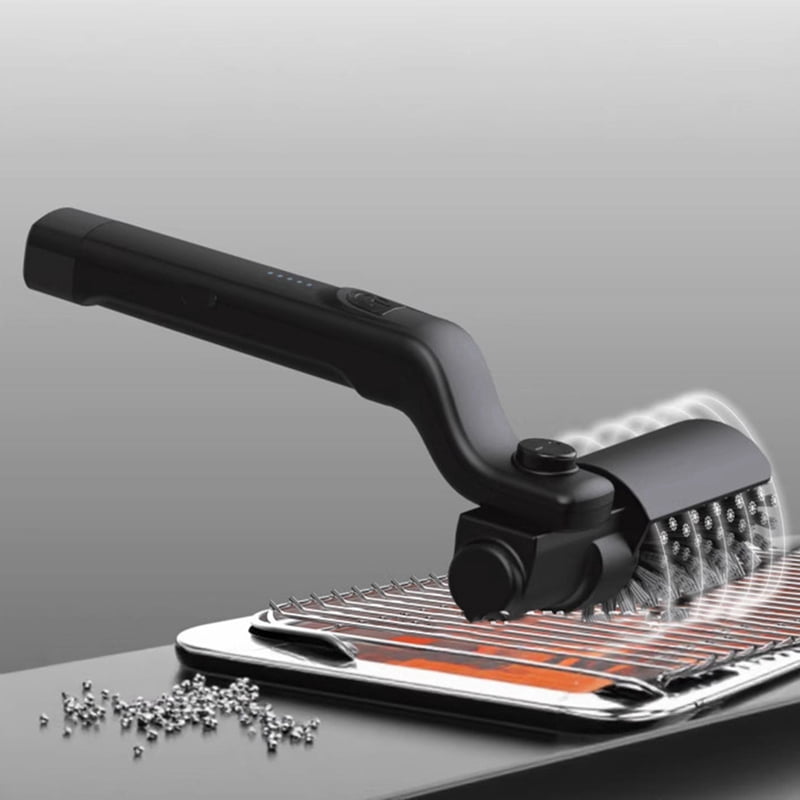 Rechargeable Barbecue Brush Motorized Cleaner Camping Grill Grate Remover Grill Cleaning Brush