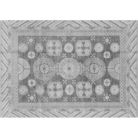 Ahgly Company Indoor Rectangle Oriental Gray Traditional Area Rugs, 3' x 5'