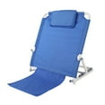 thumbnail image 2 of Dossier d'Invalidité, Pliable Portable en Acier Inoxydable Angle Incliné Réglable Support de Dos pour Lit de Plage pour Personnes Âgées avec Accoudoir pour Lit Sol Voyage, 2 of 7