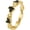 Black, variant on 18K Gold Plated Enamel Heart Ring for Women Dainty Full Heart Band Ring Stackable Colorful Statement Jewelry Gift