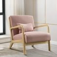 thumbnail image 2 of Bonzy Home Mid Century Modern Accent Chair Set of 2 for Living Room Pink, 2 of 6