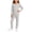 Gray, variant on BLVB 1T-12Y Toddler Kids Girls Boys Soft Comfy 2PCS Set Long Sleeve Plain Shirts and Pants Sets Cotton Sleepwear Lounge Pajama Sets(Yellow,2-3 Years)